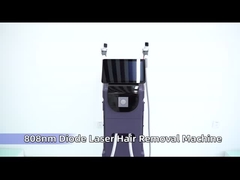 Vertikal Tiga Panjang Gelombang Diode Laser Hair Removal Mesin Soprano Tanpa Rasa Sakit