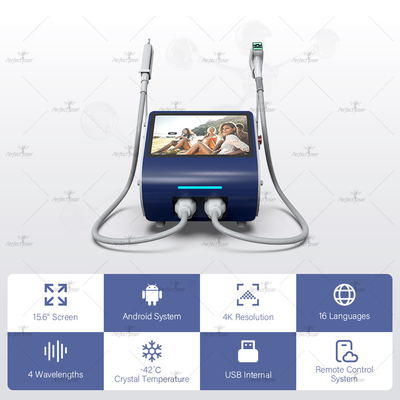 1200W 808nm Diode Laser Hair Removal Machine dengan Air Air Semiconductor Cooling System