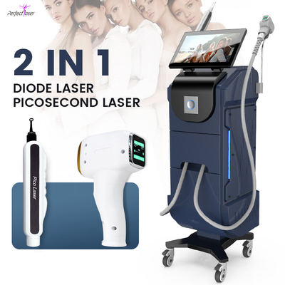 FDA 5 juta tembakan 808nm Diode Laser Hair Removal Picosecond Skin Pigmentation Removal Machine