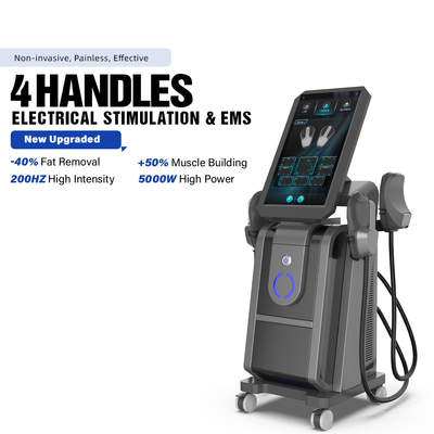 14 Tesla Ems Magnetic Stimulator Peningkatan Otot Bangunan Pelvis lantai kursi mesin kecantikan dengan 2 catu daya